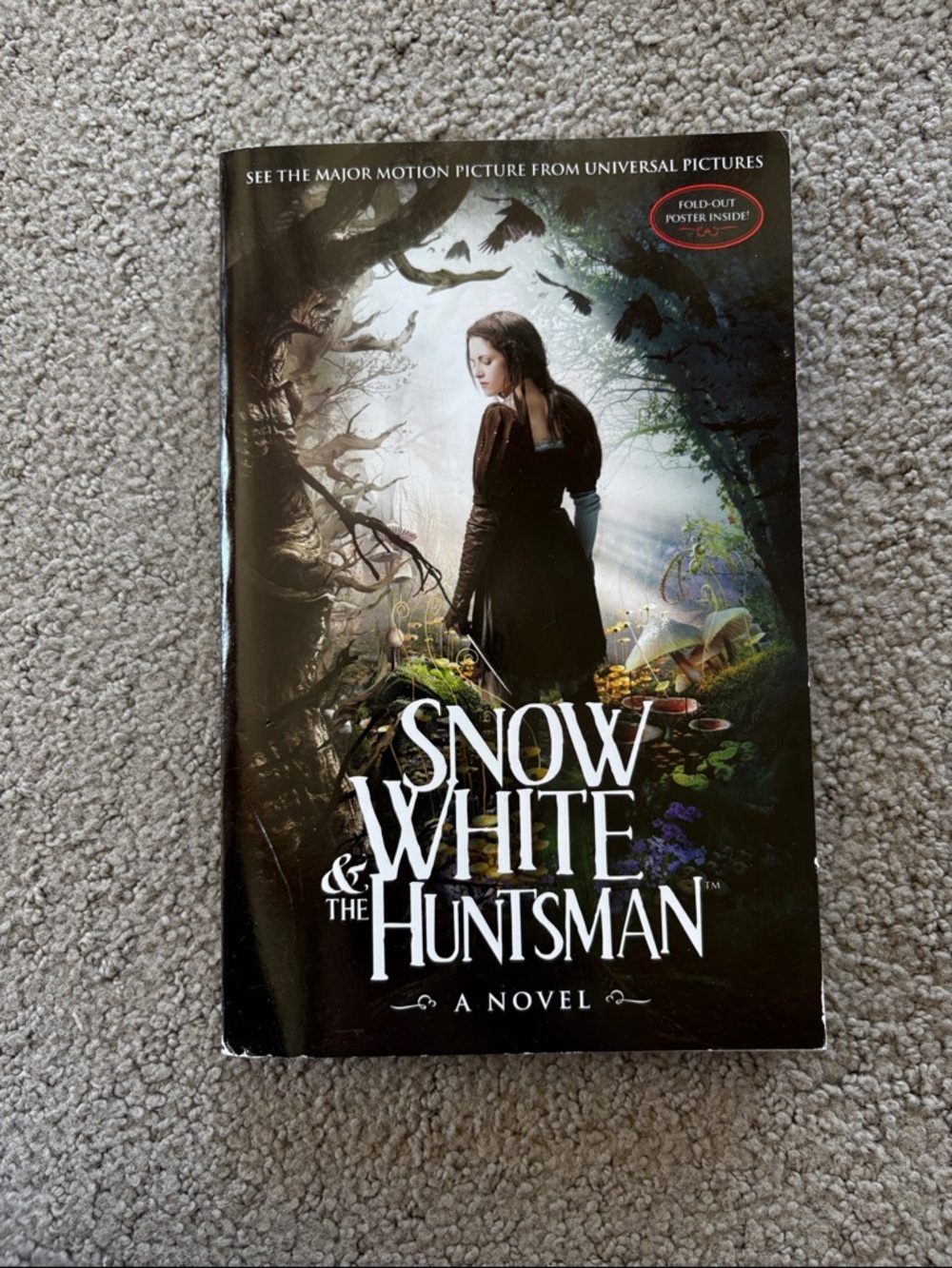 First Edition Snow White & the Huntsman Novel + Poster - book